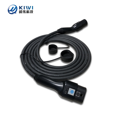 16A-32A KIWI EV पोर्टेबल इलेक्ट्रिक एनर्जी वाहन भागों के लिए कार चार्जिंग केबल