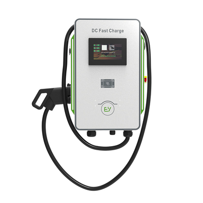 डीसी वॉलबॉक्स चार्जर 30kW 40kW कार CCS 40A फास्ट EV चार्जर 600V ग्रिड आवृत्ति 50Hz