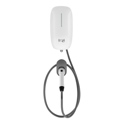 7kw 11kw 22kw AC EV चार्जर निर्माता वाणिज्यिक इलेक्ट्रिक वाहन स्टेशन के लिए दीवार पर घुड़सवार चार्जिंग बंदूक ढेर