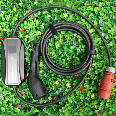 AC 3.5kW Evse पोर्टेबल Ev चार्जर कार चार्जिंग स्टेशन टाइप 2 चार्जिंग प्वाइंट