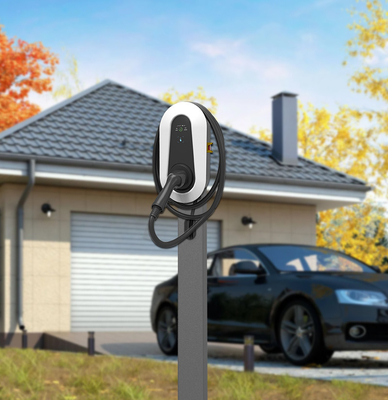 7kW स्तर 2 Ev चार्जर Diy वाणिज्यिक कार चार्जिंग स्टेशन आउटडोर परियोजना दीवार एसी