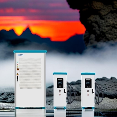 AC 380V 50/60H डुअल EV चार्जर सार्वजनिक सौर फास्ट चार्जिंग स्टेशन