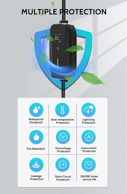 3.5KW 7KW 11KW AC प्लग चार्ज EV होम लेवल 1 2 Ev चार्जर होम मोबाइल कार