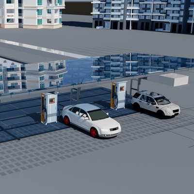इलेक्ट्रिक कारों के लिए 150V 1000V फास्ट चार्जिंग स्टेशन Ev