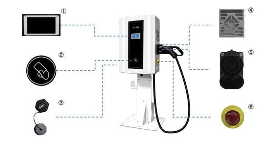 30KW 40KW वाणिज्यिक घरेलू सार्वजनिक ईवी चार्जिंग स्टेशन होटल घरेलू