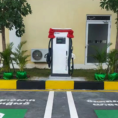 DC 200V-1000V आउटपुट वोल्टेज KIWI 60kW CCS CHAdeMO इलेक्ट्रिक कार चार्जर चार्ज करने के लिए