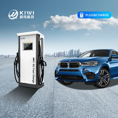 स्मार्ट ईवी कार चार्जिंग स्टेशन प्रकार 1/2 60KW आउटपुट पावर और उच्च आवृत्ति ग्रिड के साथ