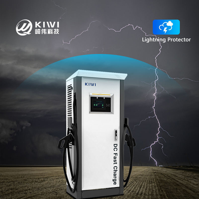 आउटपुट वोल्टेज डीसी 200V-1000V 60KW 120KW CCS2 Chademo Type2 EV EV के लिए डीसी चार्जिंग ढेर