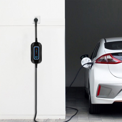 टेस्ला कार फिटिंग टाइप 2 प्लग इन Sae J1772 टाइप1 16a 220v EV पोर्टेबल चार्जर 5m केबल