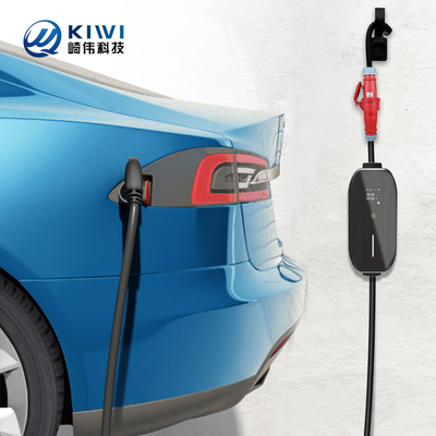 KIWI GBT टाइप 2 इलेक्ट्रिक वाहन फास्ट चार्जिंग स्टेशन 16A BYD के लिए पोर्टेबल EV चार्जर