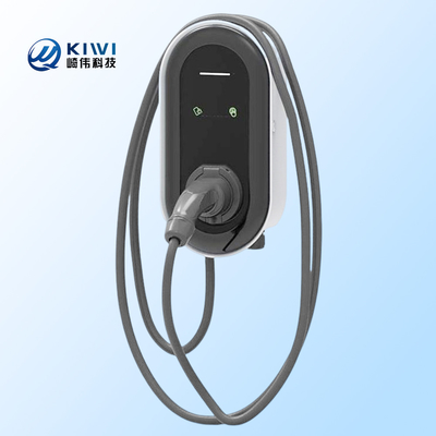 7KW Ev चार्जिंग स्टेशन बॉक्स इलेक्ट्रिक कार टाइप 2 वॉलबॉक्स Evse Evbox एपीपी के साथ एसी चार्जर