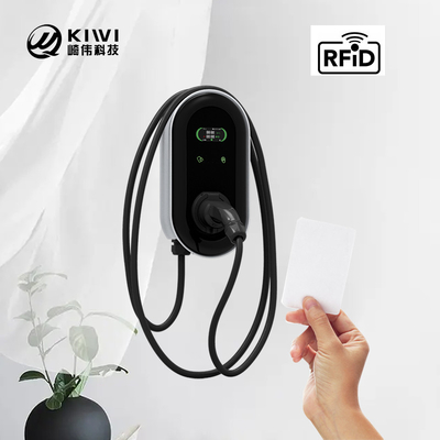 इन्सुलेशन डिटेक्शन एसी- और पीई प्रतिबाधा डिजाइन में 7kw एकल चरण एसी चार्जिंग ढेर