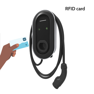 5 मीटर प्लग वायर की लंबाई हाइब्रिड इलेक्ट्रिक कार के लिए 7Kw Ev Box Ac स्मार्ट चार्जर