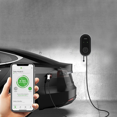 पॉइंट टू पॉइंट RS485 कम्युनिकेशन VW बीटल के लिए 7kw AC चार्जर IP65 सुरक्षा स्तर