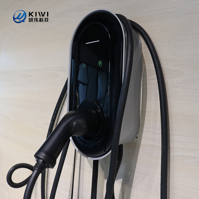 सुविधाजनक इलेक्ट्रिक कार चार्जिंग के लिए प्लग तापमान का पता लगाने 7 Kw प्रकार 1 वॉलबॉक्स