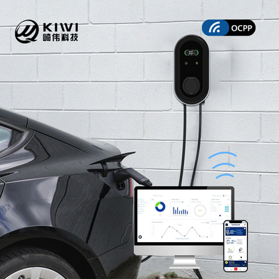 आरएफआईडी ऐप और एसी रिसाव सुरक्षा के साथ 11kw थ्री फेज टाइप 2 ईवी चार्जिंग स्टेशन