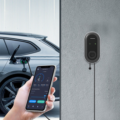दीवार पर लगाए गए Evse बॉक्स 11kw 380v प्लग इन चार्जर इलेक्ट्रिक कार चार्जर IP54 संरक्षण के लिए
