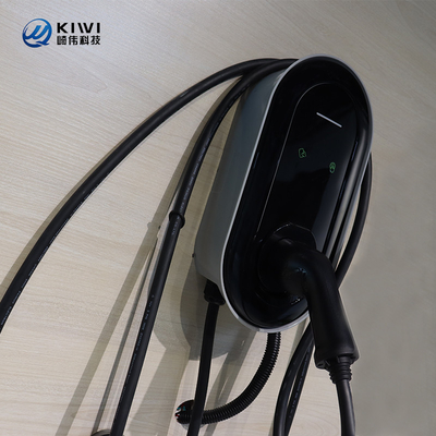 IP65 रेटेड टेस्ला मॉडल S 3 X Y आवासीय 22kW फास्ट इलेक्ट्रिक चार्जर स्टेशन वॉलबॉक्स