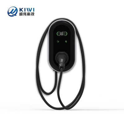 KIWI एलसीडी मिनी Opcc 220V टाइप 2 चार्जिंग स्टेशन 7kW CCS EV चार्जर इलेक्ट्रिक कारों के लिए