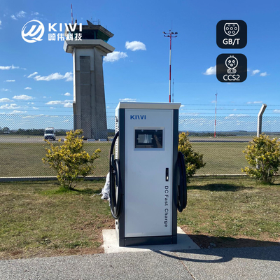 60KW DC CCS2 CHAdeMO Type2 OCPP1.6 इलेक्ट्रिक कार चार्जर फास्ट चार्जिंग के लिए 200V-1000V