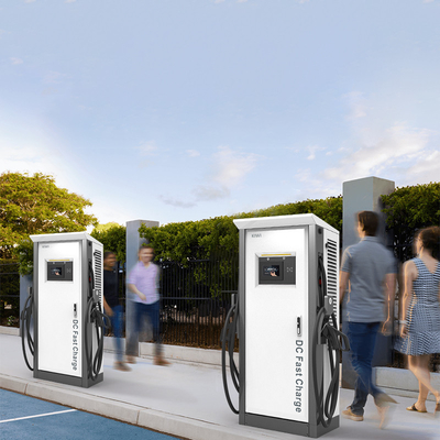 तीन चरण AC 380V±20% इनपुट वोल्टेज डबल गन लेवल 2 EV चार्जर Benz EQA के लिए