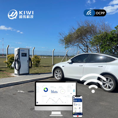 सुपरमार्केट पार्किंग स्थल के लिए 120kW CCS प्रकार 2 CE सूचीबद्ध ईवी चार्जर