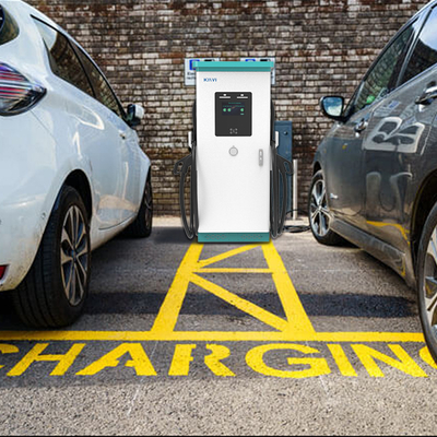 240KW DC आउटपुट करंट 60kw CCS Chademo EV चार्जर Ocpp16.j डुअल गन फास्ट चार्जर