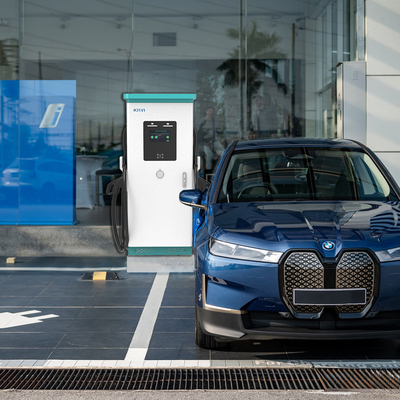 240KW DC आउटपुट करंट 60kw CCS Chademo EV चार्जर Ocpp16.j डुअल गन फास्ट चार्जर