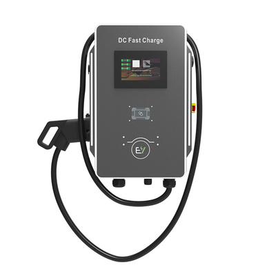 मनोरंजन पार्क पार्किंग स्थल के लिए 30kW/40kW इलेक्ट्रिक वाहन चार्जर RS485 संचार
