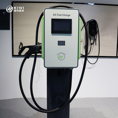 मनोरंजन पार्क पार्किंग स्थल के लिए 30kW/40kW इलेक्ट्रिक वाहन चार्जर RS485 संचार