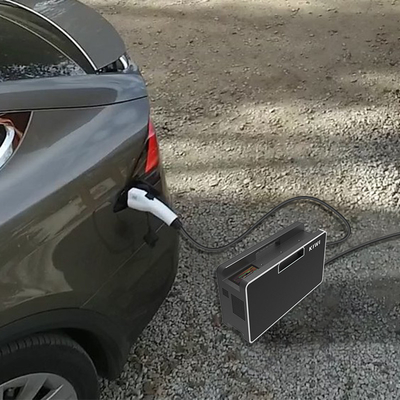 टेस्ला मॉडल वाई/एस के लिए फास्ट ईवी कार डीसी चार्जर KIWI 150V-750V पोर्टेबल सीसीएस ईवी चार्जर