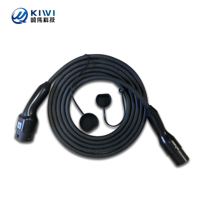 16A-32A KIWI EV पोर्टेबल इलेक्ट्रिक एनर्जी वाहन भागों के लिए कार चार्जिंग केबल