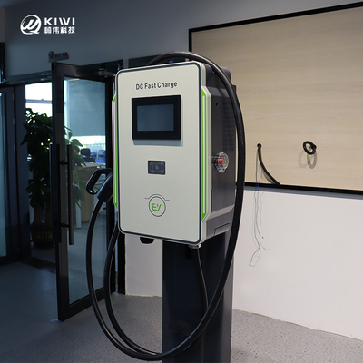 डीसी वॉलबॉक्स चार्जर 30kW 40kW कार CCS 40A फास्ट EV चार्जर 600V ग्रिड आवृत्ति 50Hz