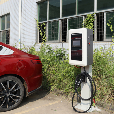 आउटडोर 4जी स्मार्ट एपीपी 20kW 30kW 40kW स्तर 3 दीवार पर घुड़सवार डीसी वाणिज्यिक सीसीएस1 सीसीएस2 जीबी/टी ईवी चार्जर स्टेशन