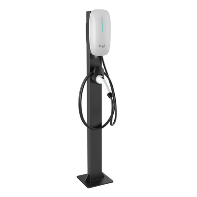 7kw 11kw 22kw AC EV चार्जर निर्माता वाणिज्यिक इलेक्ट्रिक वाहन स्टेशन के लिए दीवार पर घुड़सवार चार्जिंग बंदूक ढेर