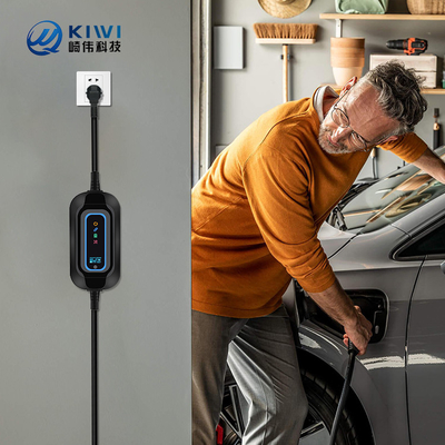 पोर्टेबल होम इलेक्ट्रिकल कार चार्जर टाइप 2 3.5kw AC EV चार्जिंग स्टेशन पोर्टेबल EV चार्जर