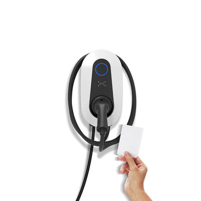 7kW 11kW 22kW टाइप 2 EV चार्जर वॉल-माउंटेड AC चार्जिंग स्टेशन IP55