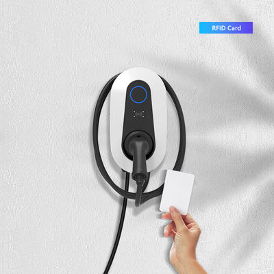 प्रकार-1/प्रकार-2/जीबी/टी प्लग और आरएफआईडी के साथ 7kW AC EV चार्जर